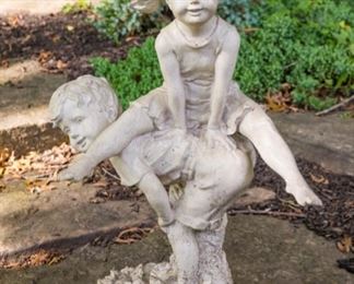 Lawn art made of resin or plastic