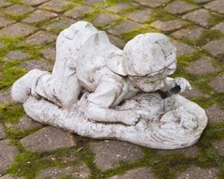 Lawn art made of resin or plastic