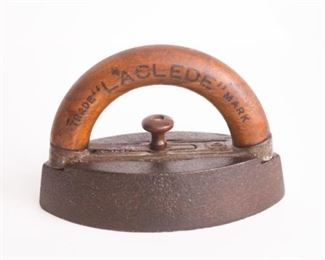Iron warming press — Trademark "Laclede" — Simmons HDW Company St Louis
