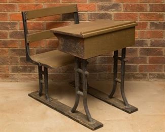 Antique student desk