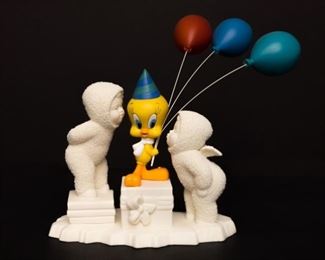 Vintage Snowbabies and Tweety Bird