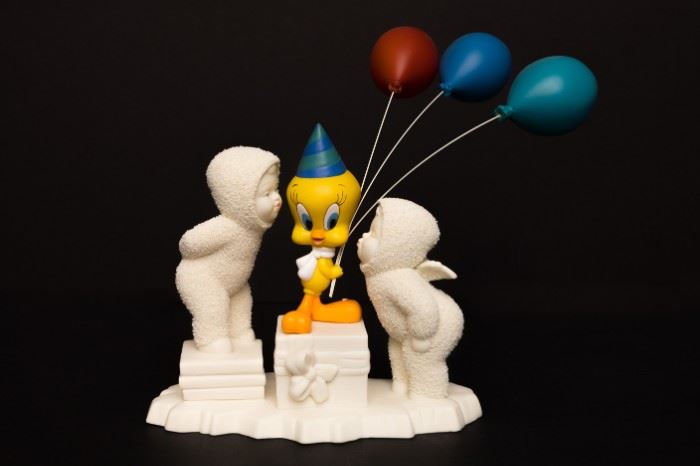 Vintage Snowbabies and Tweety Bird
