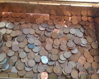 h Wheat back pennies