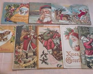 del Christmas postcards