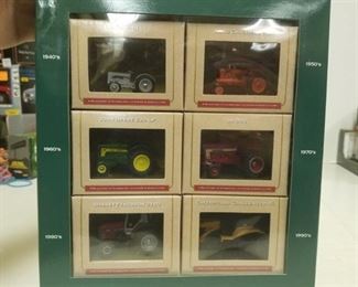 ERTL 50 Anniversary Edition 6 piece Tractor Set / appears to be 1/64 scale / NIB
