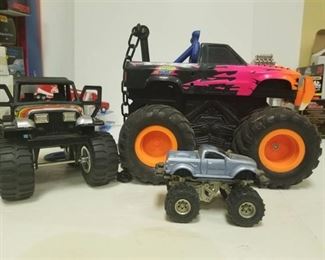 3 Jeep Type Toys / Various Size / See PIX / NOT TESTED
