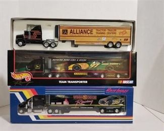 3 each 1/64 scale semi / Alliance semi / John Deere Semi / Winn Dixe semi NIB