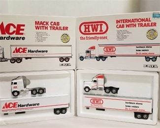 2 each 1/64 scale / Mack - ACE Hardware semi / International - HWI semi NIB