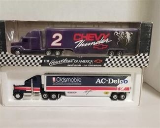 2 each 1/64 scale semi / Chevy Thunder / Oldsmobile AC-Delco / NIB