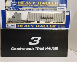 2 each semi / Heavy Hauler (Neiman Marcus) / Goodwrench Team Hauler NIB