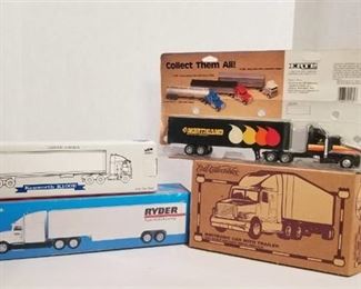 4 each 1/64 scale semi / Northland / Good Year / Ryder / Corvett NIB