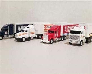 4 each ERTL 1/64 scale semi / Frito Lay / US Mail / Monford / Express Mail