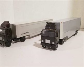 2 each ERTL 1/64 scale semi / Both UPS semi