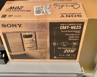 BRAND NEW unused Sony Stereo, Cassette & MP3 player. 