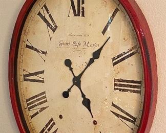 Vintage Style Pocket Watch Wall clock.