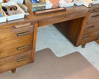 Quality Mid Century style Jofco wood office desk.