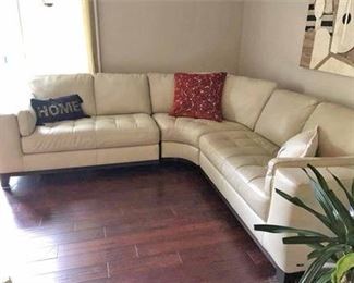 Natuzzi Leather Sectional