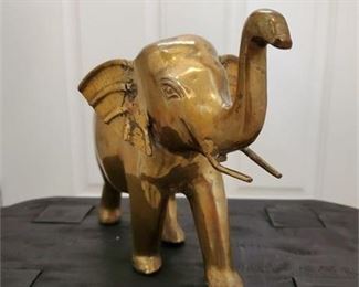 Vintage Brass Elephant