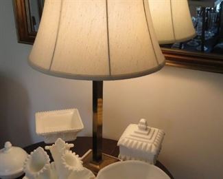 A PAIR OF THESE BRASS LAMPS,