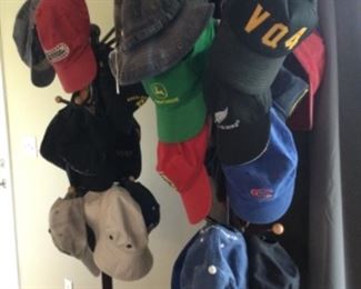 Cap collection …Chicago Cubs, John Deere, Navy, Norfolk Southern Railroad