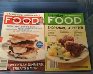 Everyday Food cooking magazines
