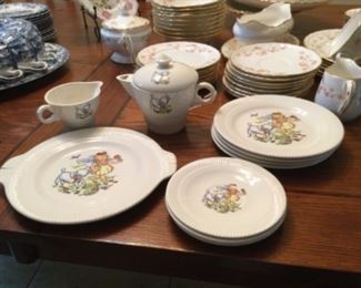 Salem Victory children’s china set. Mary had a little lamb.