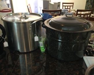 Granite ware canning pot