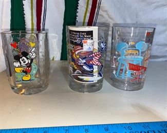 5 Disney Glasses, See next photo as well $25.00