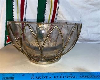 Bowl with Metal Accents $10.00