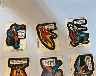 1976 Topps Marvel Stickers $10.00