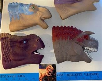 Dinosaur Hand Puppets $8.00