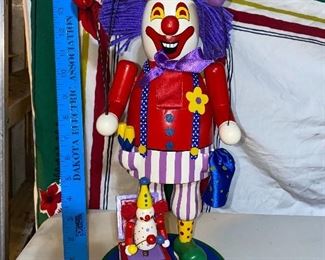 Buster the Clown Nutcracker $30.00