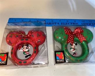 2 Disney Ornaments $6.00