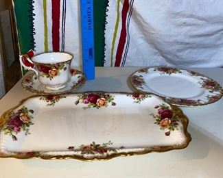 Royal Albert Old Country Rose All Pieces Shown $22.00