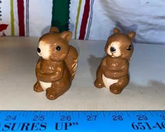 Squirrel Salt and Pepper Shakers $4.00 for the set