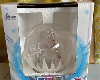 Gerson Color Changing Globe Ornament $8.00