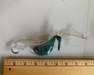 Glass Seahorse Ornament $5.00