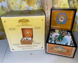 Gold Label Collection 75th Anniversary Music Box $80.00