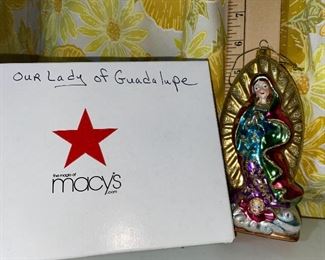 Our Lady of Guadalupe Ornament $8.00