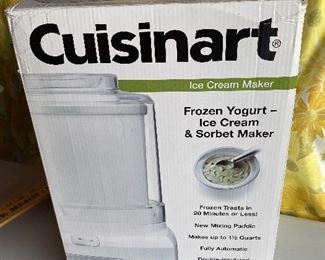 Cuisinart Ice Cream Maker $28.00