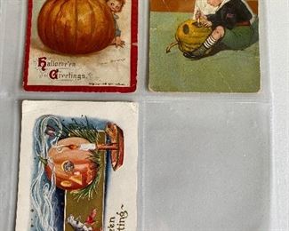 3 Halloween Postcards $15.00