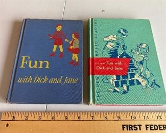 1956 Dick and Jane Book, both $20.00 for both