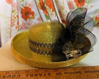 Gold Hat $12.00