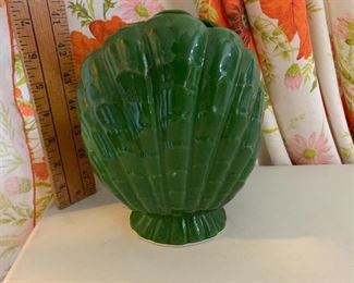 Green Shell Abingdon Vase $9.00