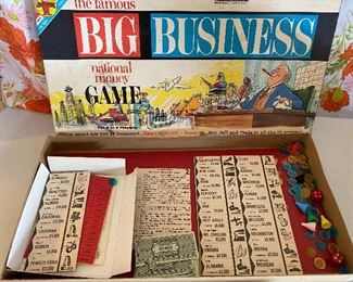 The Famous Big Business Board Game $7.00