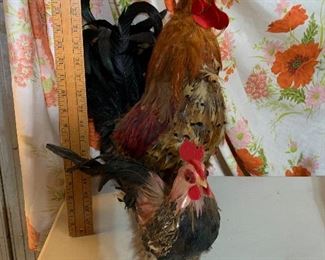 Feather Chickens $14.00 Both 
