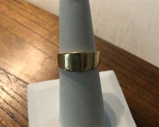 James Avery 14K Gold Ring (has initials which can be buffed out)