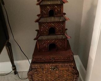 2 pieces sold separately. Bottom is a basket. 