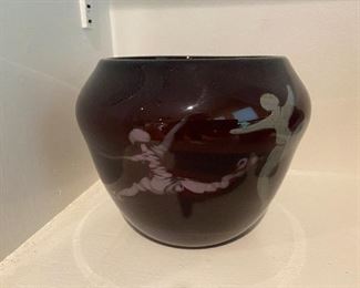  5” art glass vase signed Eloise Holmes