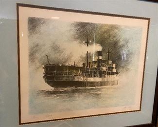 Signed numbered print by John Kelly “Tramp”